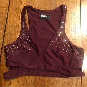 Beach Riot Sport Burgundy Top